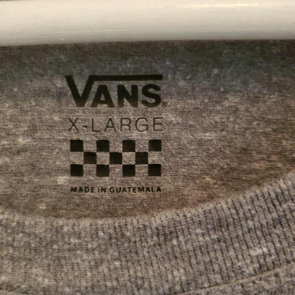 VANS Women's Cropped Boxy Heathered Gray T-shirt - Picture 3 of 5